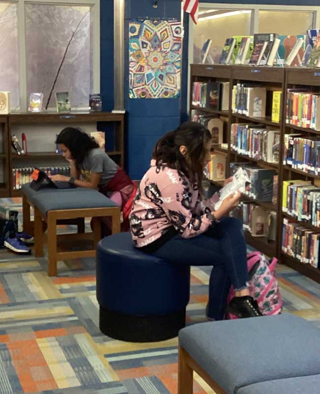 Young kIds reading their books